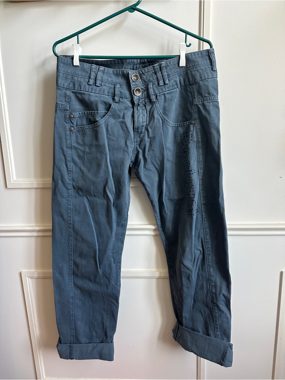 Desigual Low Rise Corduroy Pants